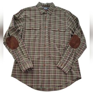 Polo by Ralph Lauren Plaid Button Down Shirt - Green and Brown